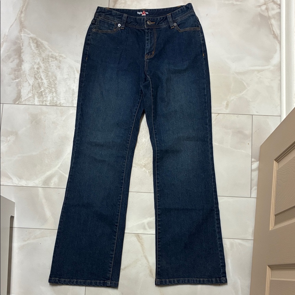 Style & Co. Dark Blue Flare Jeans
